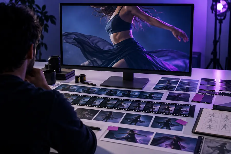 Long-form source video prepared for review