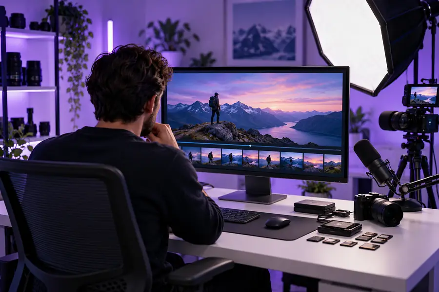 Long-form video workflow prepared for YouTube