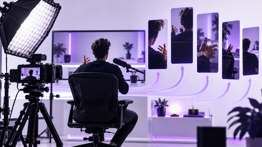 Three vertical short-form video examples